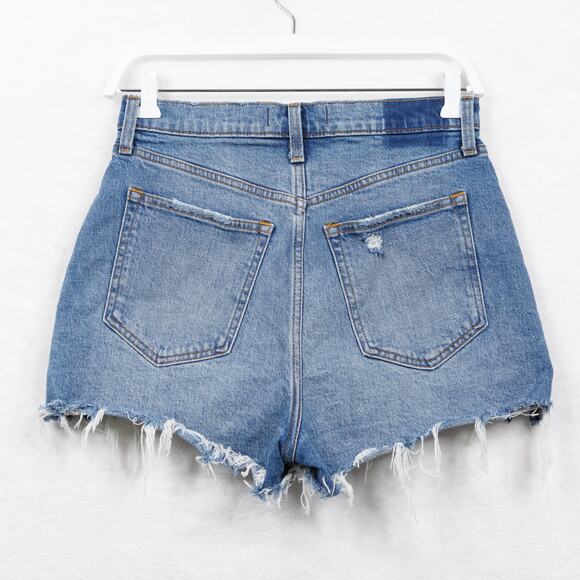 ABERCROMBIE & FITCH The CutOff Short High Rise Curve Love Sz 26/2 - Picture 3 of 6
